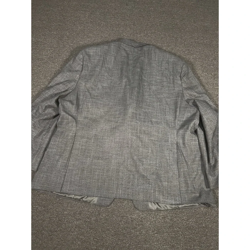 Shaquille O'neal Blazer Jacket Men 54R Gray Plaid Sport Coat XLG